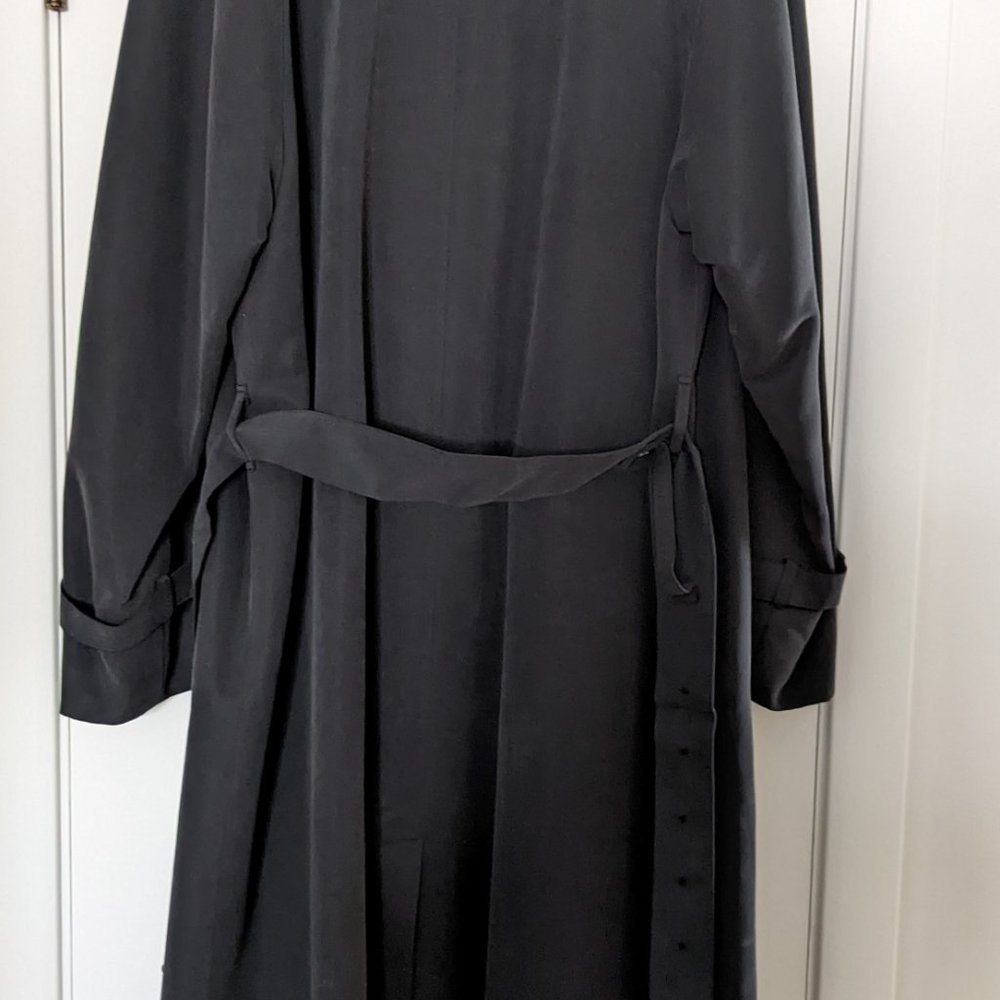 Ladies Burberry Air Force Blue Trench Coat - Picture 9 of 10